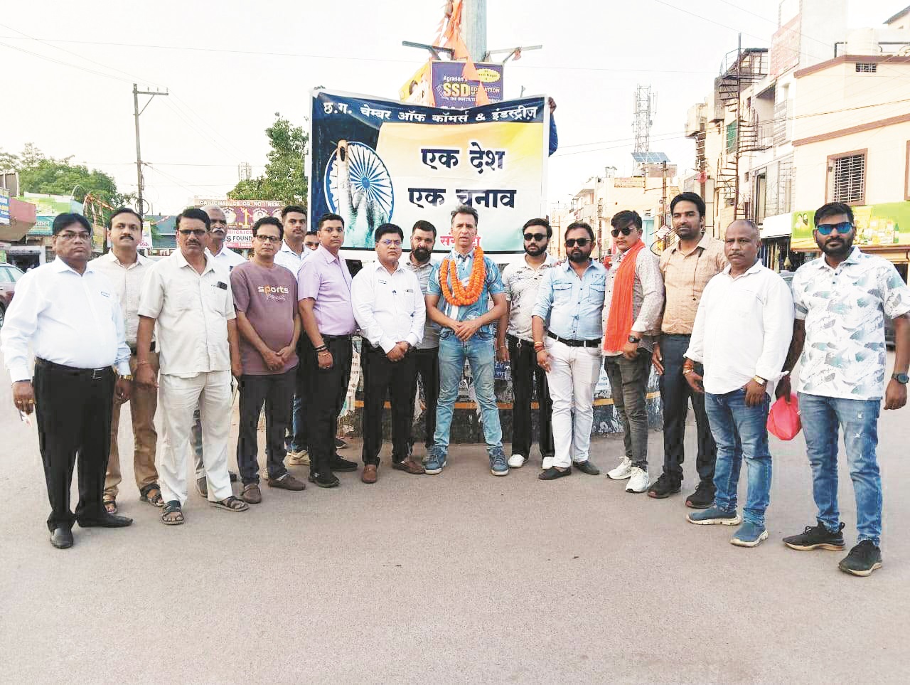 एक देश एक चुनाव का एक-एक व्यापारी से समर्थन लेंगे-भसीन