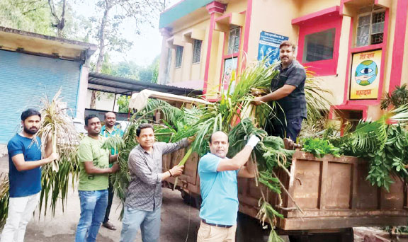 सीएचसी सीतापुर के अफसर-कर्मियों ने हरमाह श्रमदान करने का लिया संकल्प