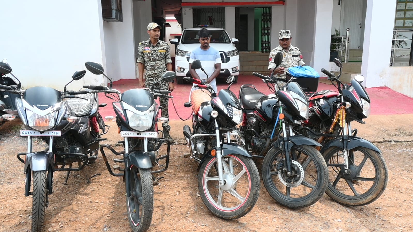 छत्तीसगढ़-महाराष्ट्र से बाइक चोरी का आरोपी गिरफ्तार 