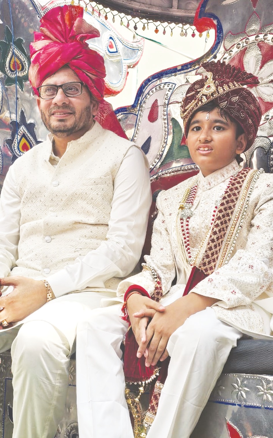 रुहान मेहता के दीक्षा महोत्सव का  शोभयात्रा  निकली