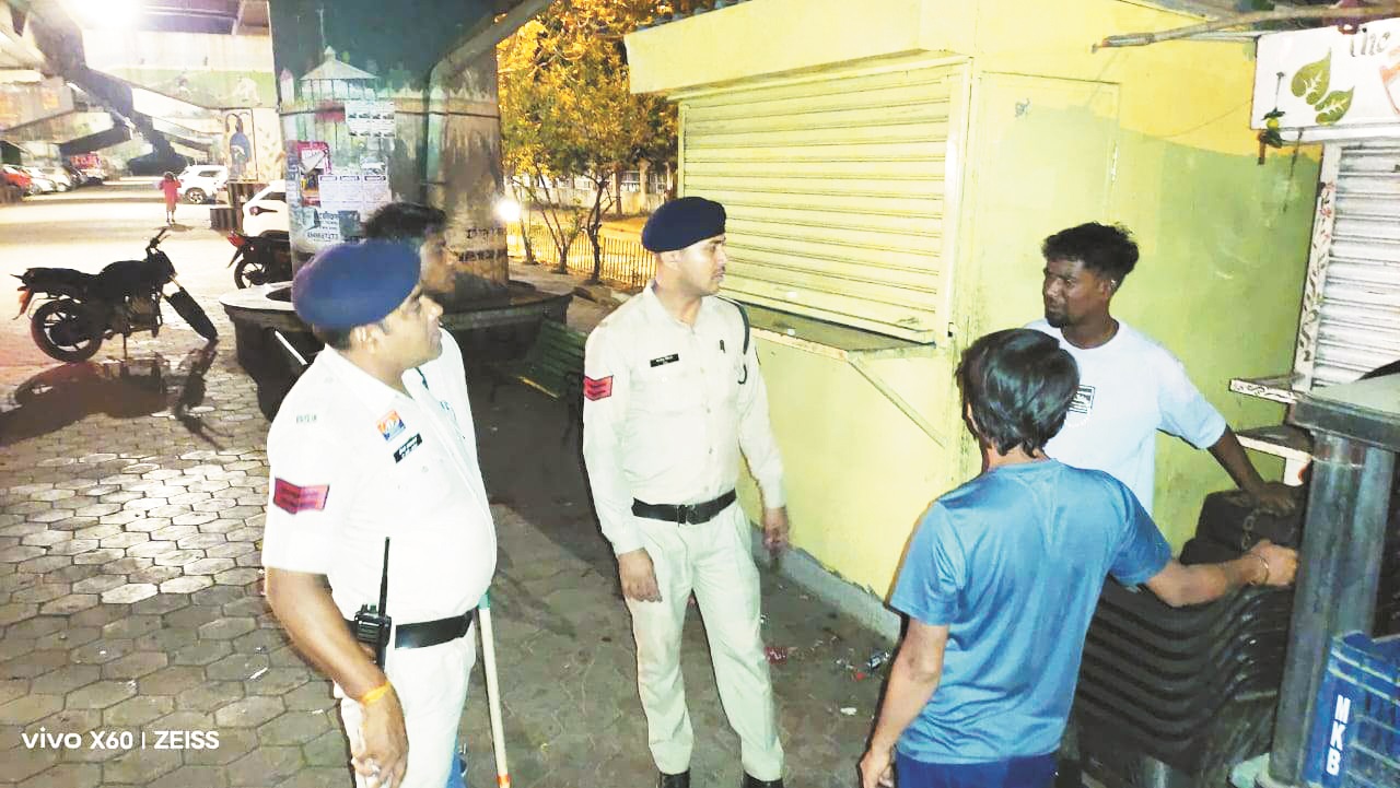 4 संदिग्धों पर कार्रवाई, पुलिस ने शुरू की रात्रि गश्त