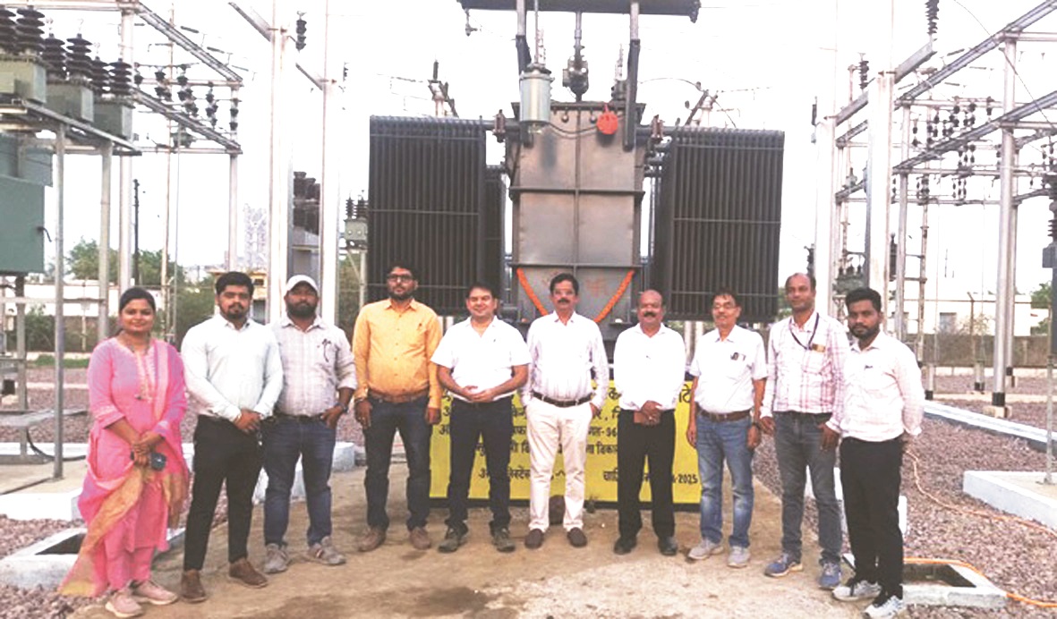 साढ़े 96 लाख की लागत से घासीदास नगर सबस्टेशन की क्षमता बढ़ाई