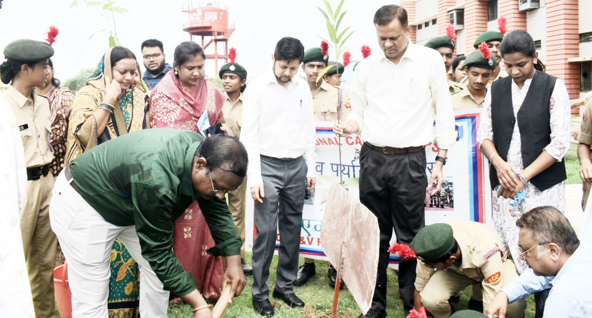 विश्व पर्यावरण दिवस पर एक पेड़ मां के नाम पौधरोपण