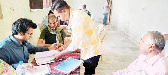 सोनार समाज का नि:शुल्क स्वास्थ्य शिविर, सौ से अधिक लाभांवित