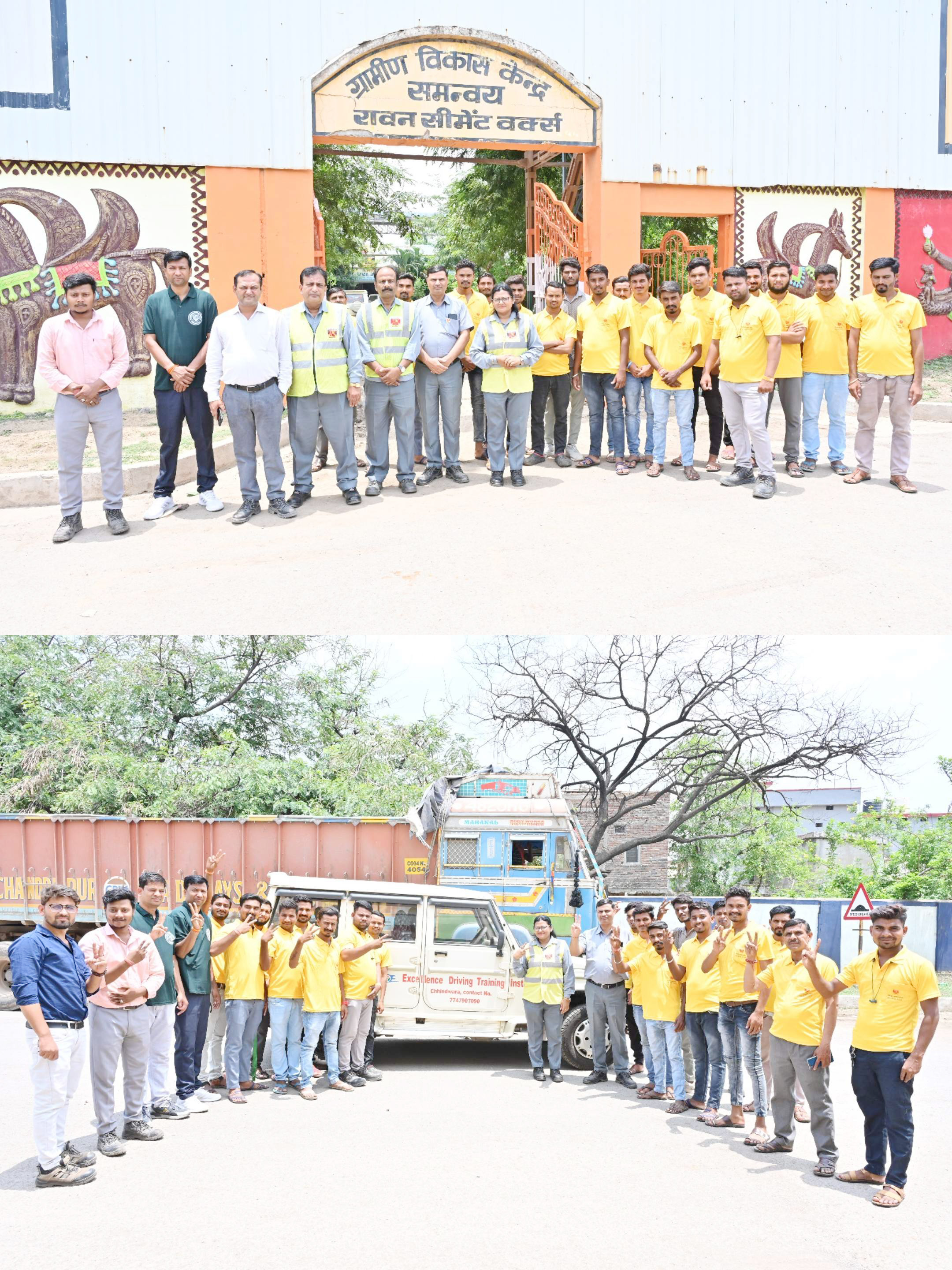 अल्ट्राटेक सीमेंट का भारी मोटर वाहन प्रशिक्षण शुरू