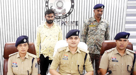 लक्की ड्रा के नाम पर लाखों की ठगी, एमपी से आरोपी बंदी