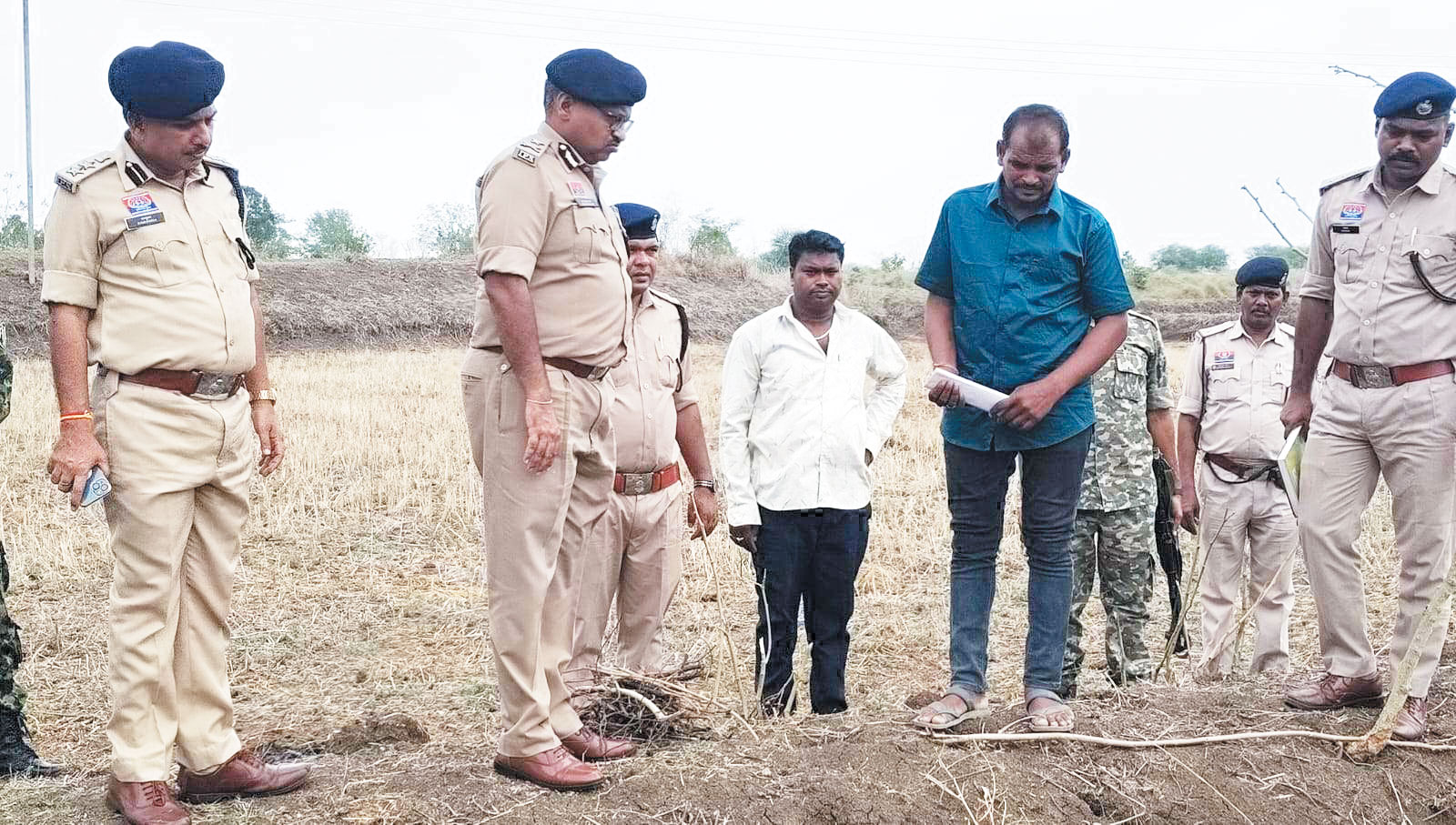 आईजी ने सोनपुरी हत्या मामले का लिया जायजा