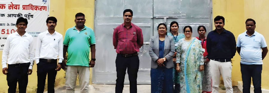 न्यायाधीश ने उप-जेल नारायणपुर का किया निरीक्षण