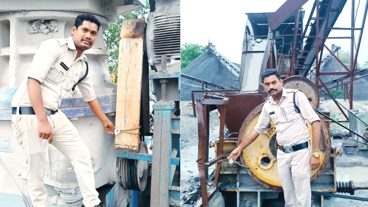 नियमों का उल्लंघन, 7 क्रशर प्लांट सील