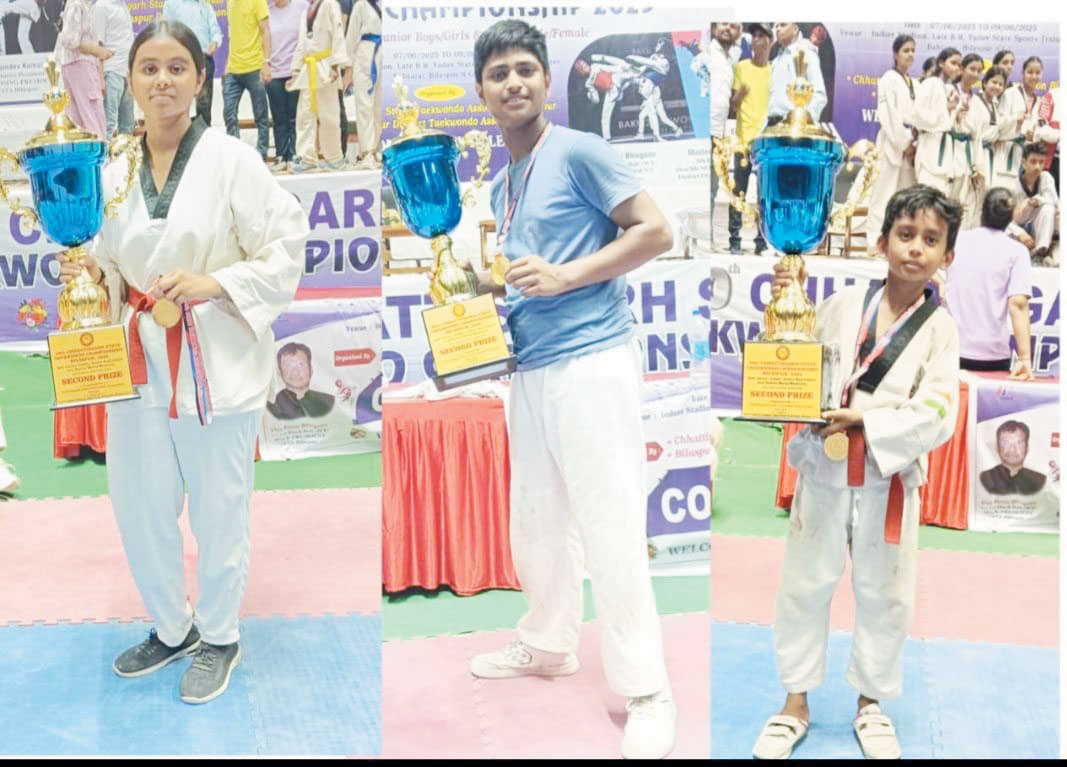 इंडियन ताइक्वांडो क्लब के खिलाड़ी राष्ट्रीय ताइक्वांडो स्पर्धा के लिए हरिद्वार रवाना