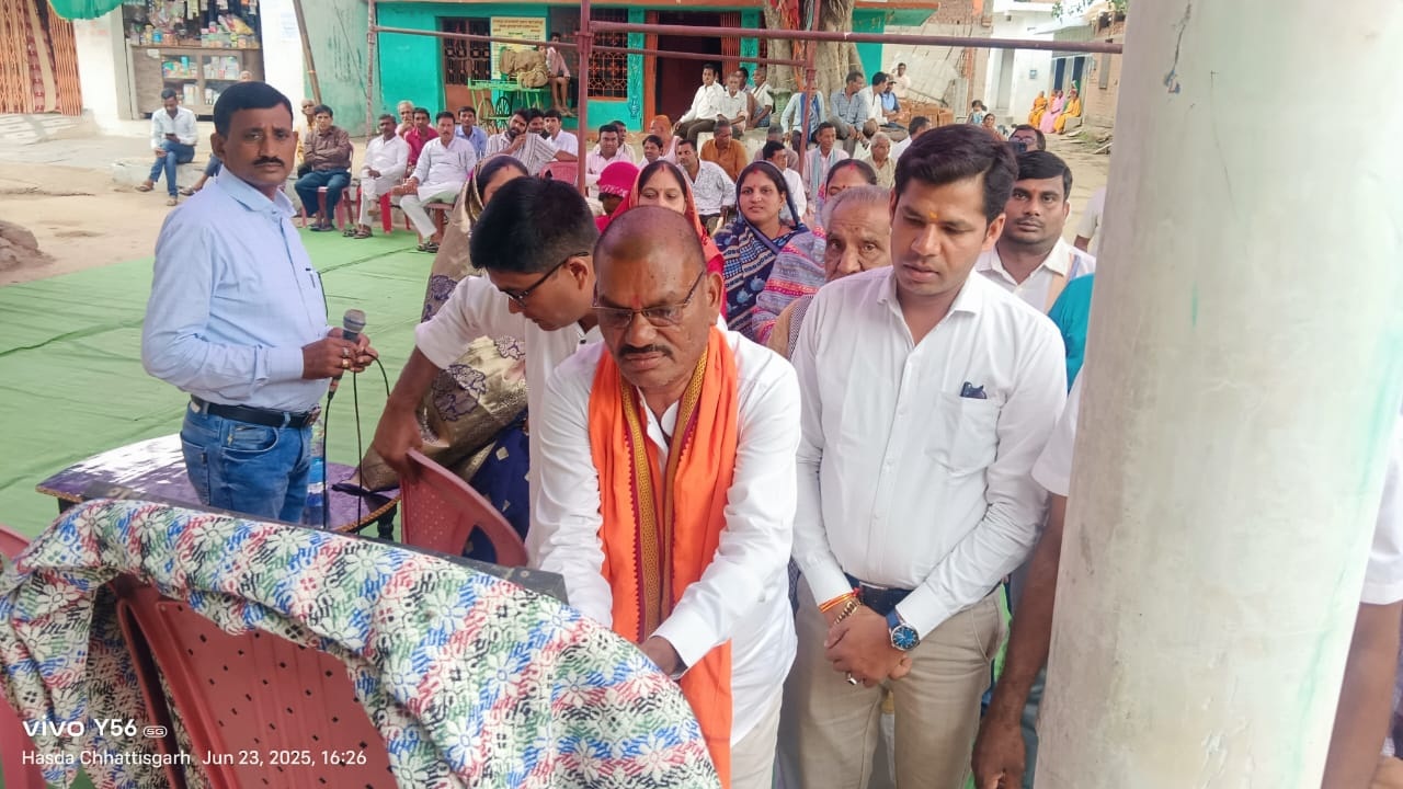 कुरुद-मेघा भाजपा मंडल में मनी श्यामाप्रसाद की पुण्यतिथि