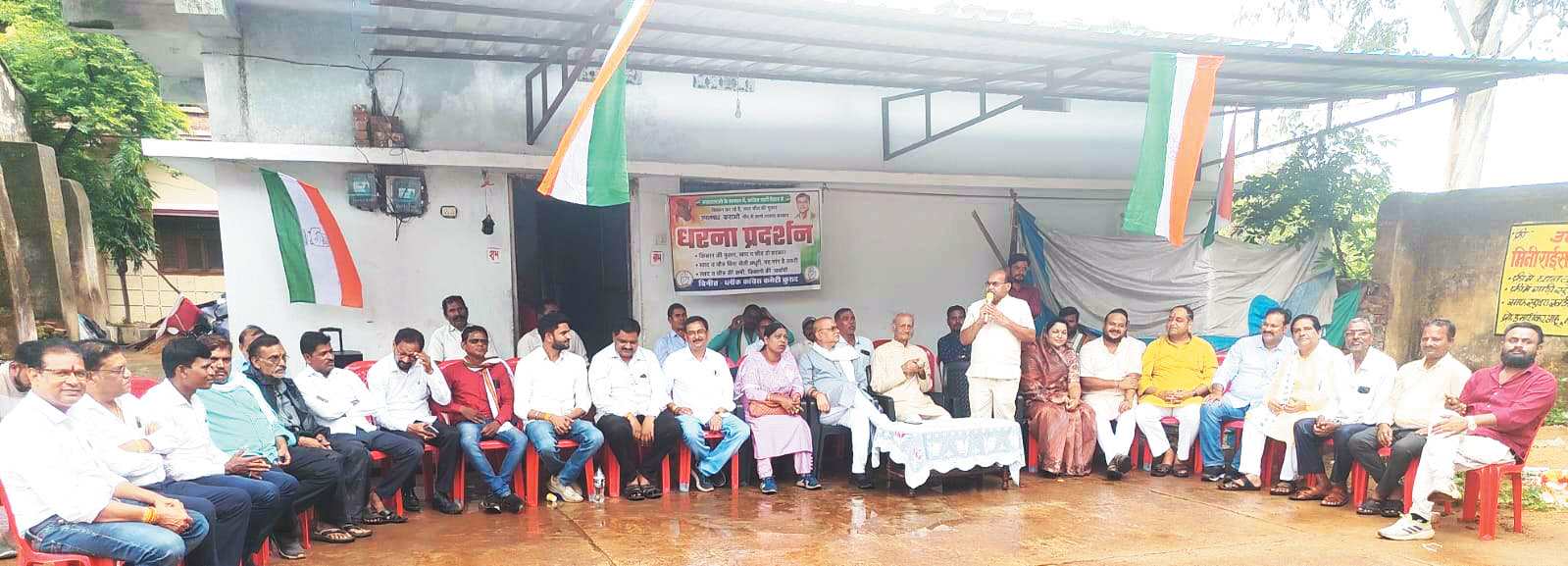खाद संकट, युक्तियुक्तकरण, नशा और बढ़ते अपराध के खिलाफ कांग्रेस का हल्लाबोल
