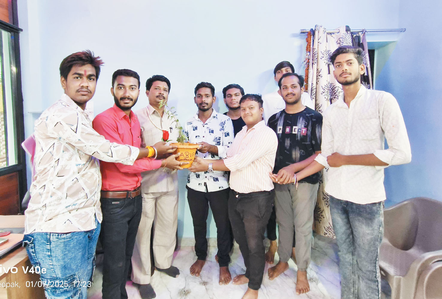 अभाविप ने किया डॉक्टरों को सम्मानित