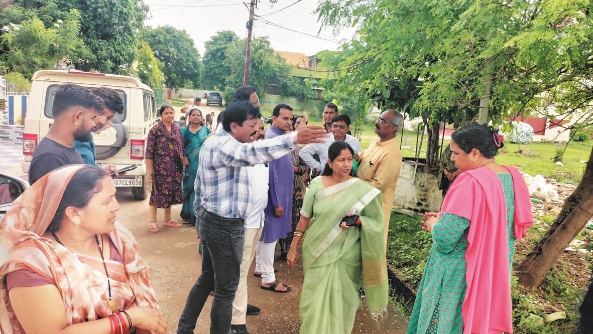बोरसी इलाके के नालियों पर अतिक्रमण हटाने के आदेश
