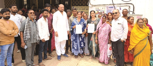 लखोली-कन्हारपुरी सडक़ चौड़ीकरण का विरोध लखोली-कन्हारपुरी सडक़ चौड़ीकरण का विरोध