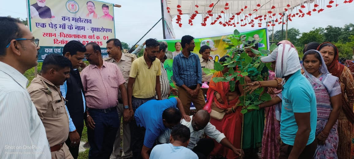 ‘एक पेड़ मां के नाम’ : नपं चिखलाकसा में पौधरोपण ‘एक पेड़ मां के नाम’ : नपं चिखलाकसा में पौधरोपण