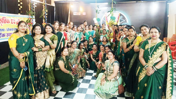 सावन झूला उत्सव में छत्तीसगढ़ी परंपरा की झलक