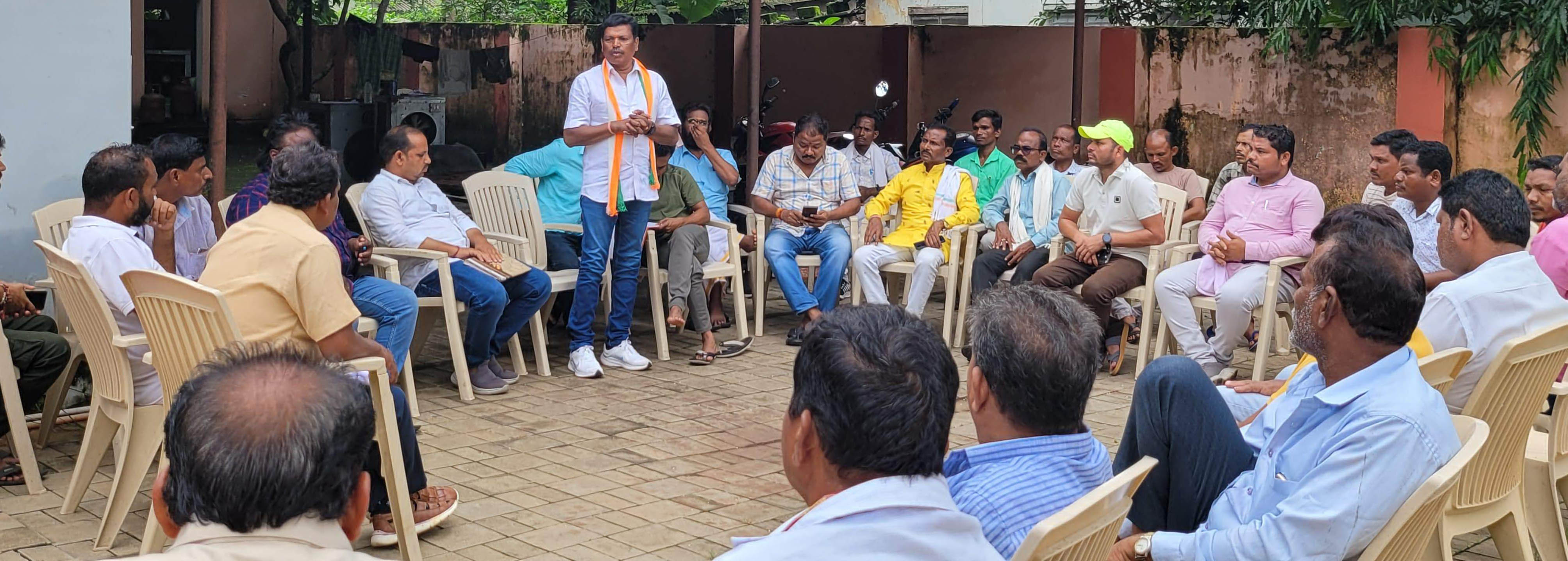 मंडल-सेक्टर कमेटी गठन के लिए कांग्रेस की संगठनात्मक बैठक मंडल-सेक्टर कमेटी गठन के लिए कांग्रेस की संगठनात्मक बैठक