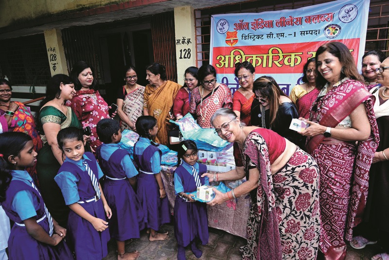 मल्टीपल डिस्ट्रिक्ट, एरिया पदाधिकारियों ने लीनेस क्लब भिलाई की गतिविधियों को सराहा