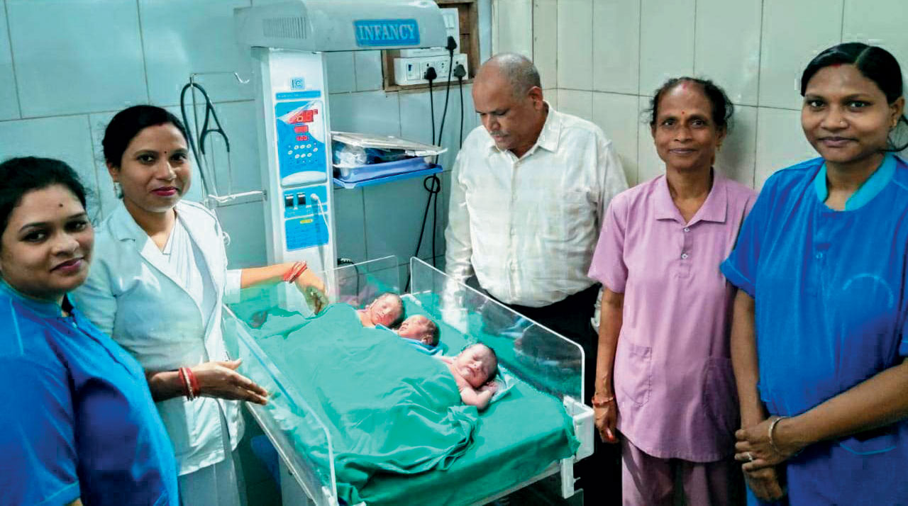 भाटापारा सीएचसी में 3 बच्चों का जन्म, सभी स्वस्थ