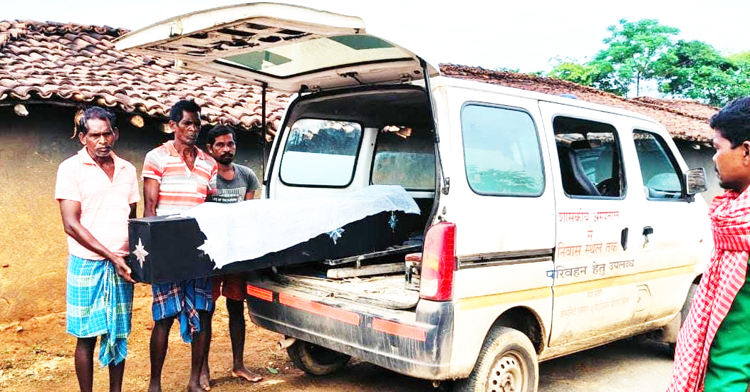 चेन्नई से गृह ग्राम पहुंचा शव