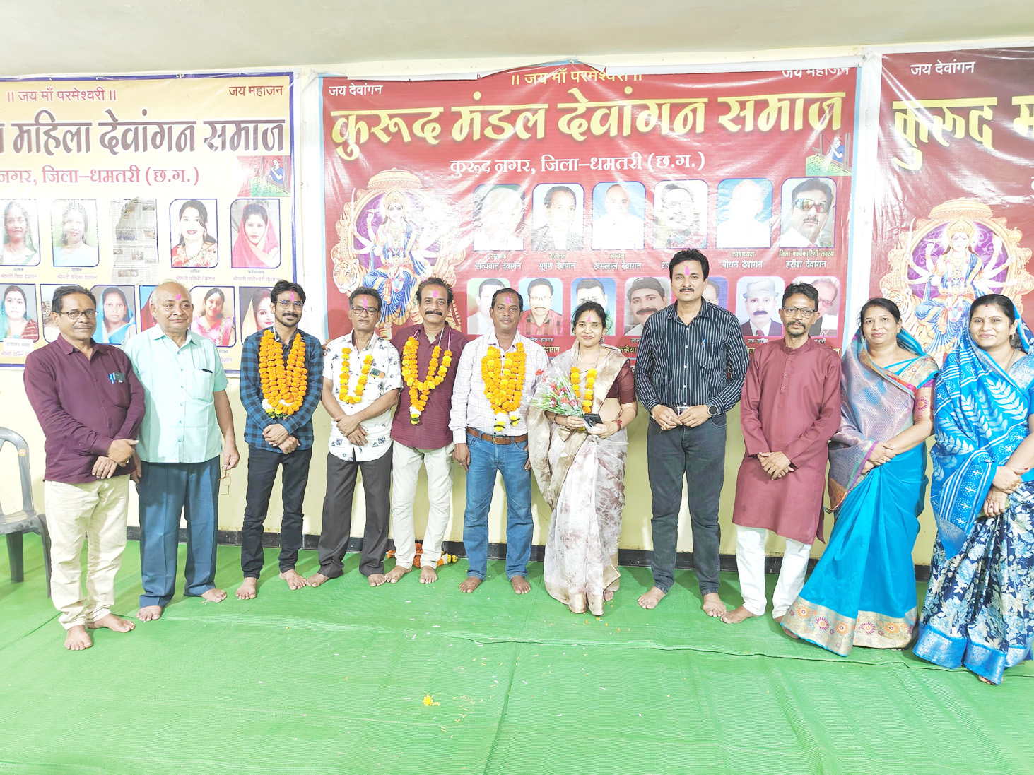 कुरूद मंडल देवांगन समाज  के अध्यक्ष बने खिलेश्वर