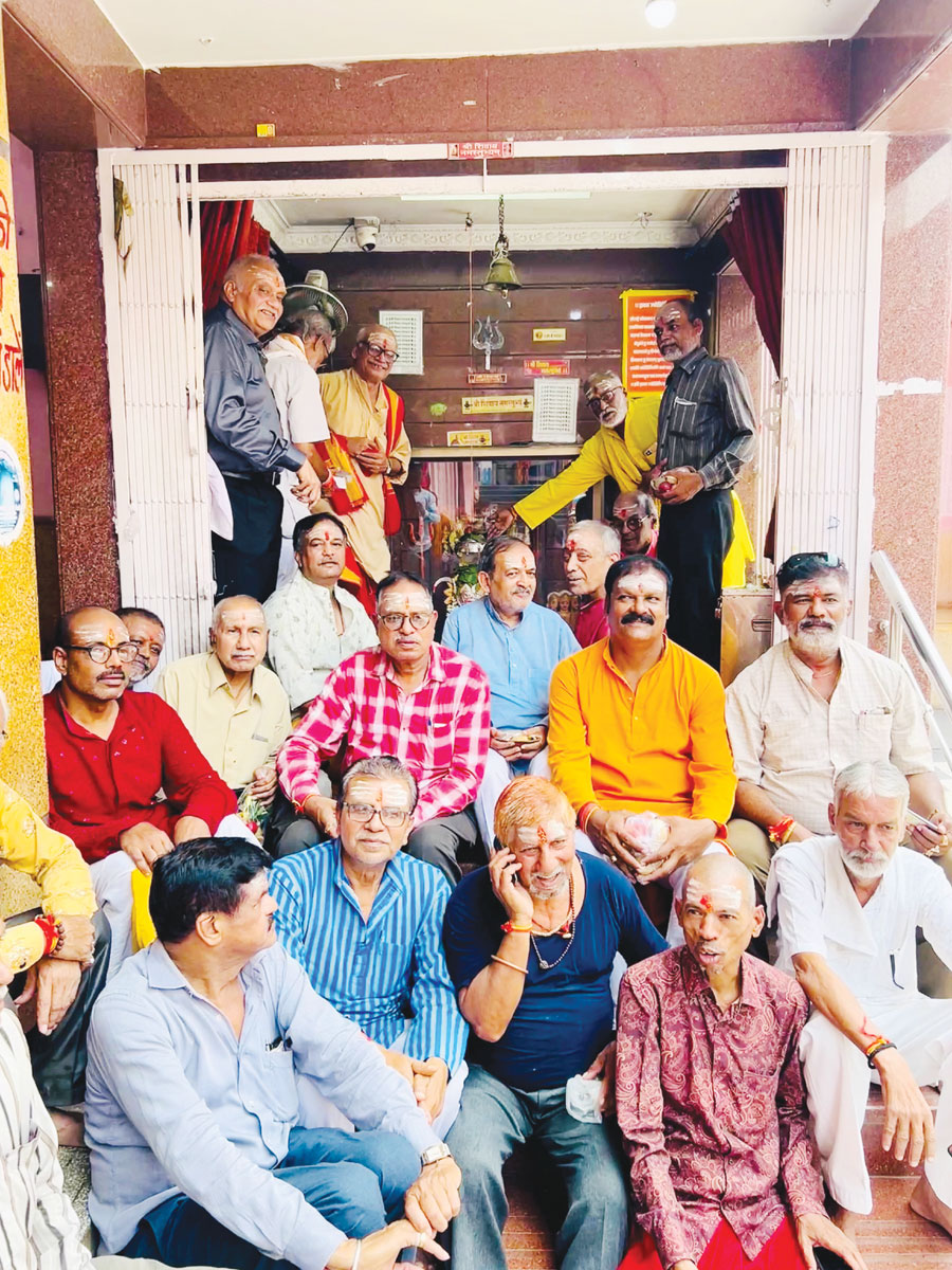 राजराजेश्वरी महामाया मंदिर में रुद्राभिषेक -पं. विजय झा