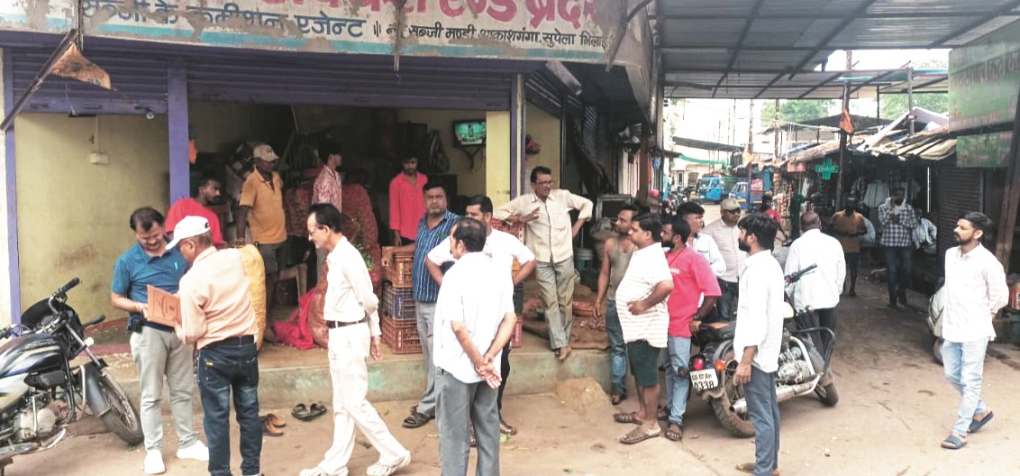 आकाशगंगा थोक सब्जी मंडी विक्रेताओं का सत्यापन शुरू  
