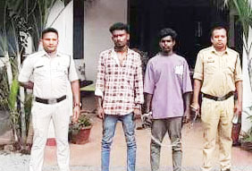 अपहरण कर मारपीट और लूट, दो आरोपी बंदी, 2 फरार