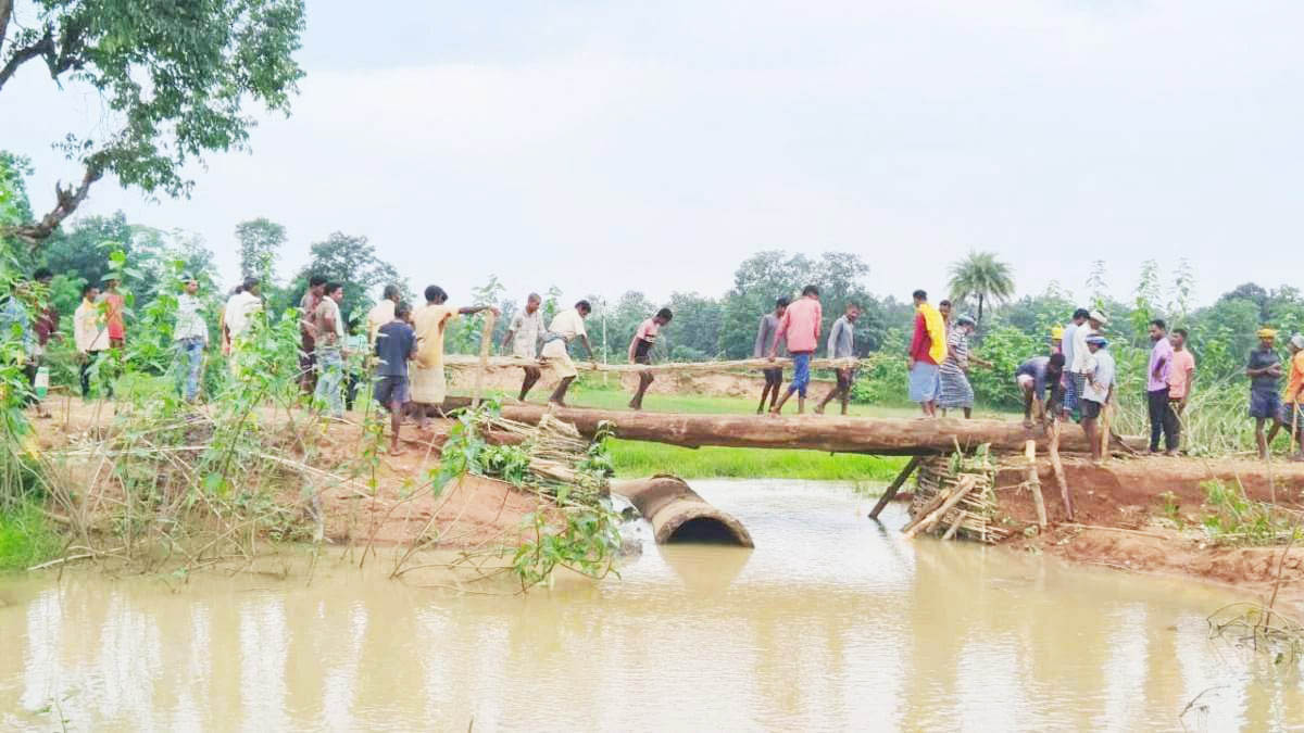 मोहला-मानपुर की अति पिछड़ेपन की गवाह यह तस्वीर
