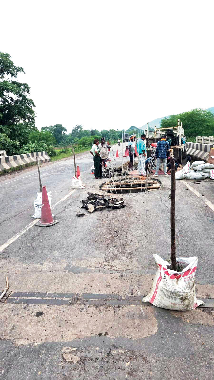 राष्ट्रीय राजमार्ग-49 का पुल क्षतिग्रस्त, 45 दिन तक यातायात रहेगा प्रतिबंधित