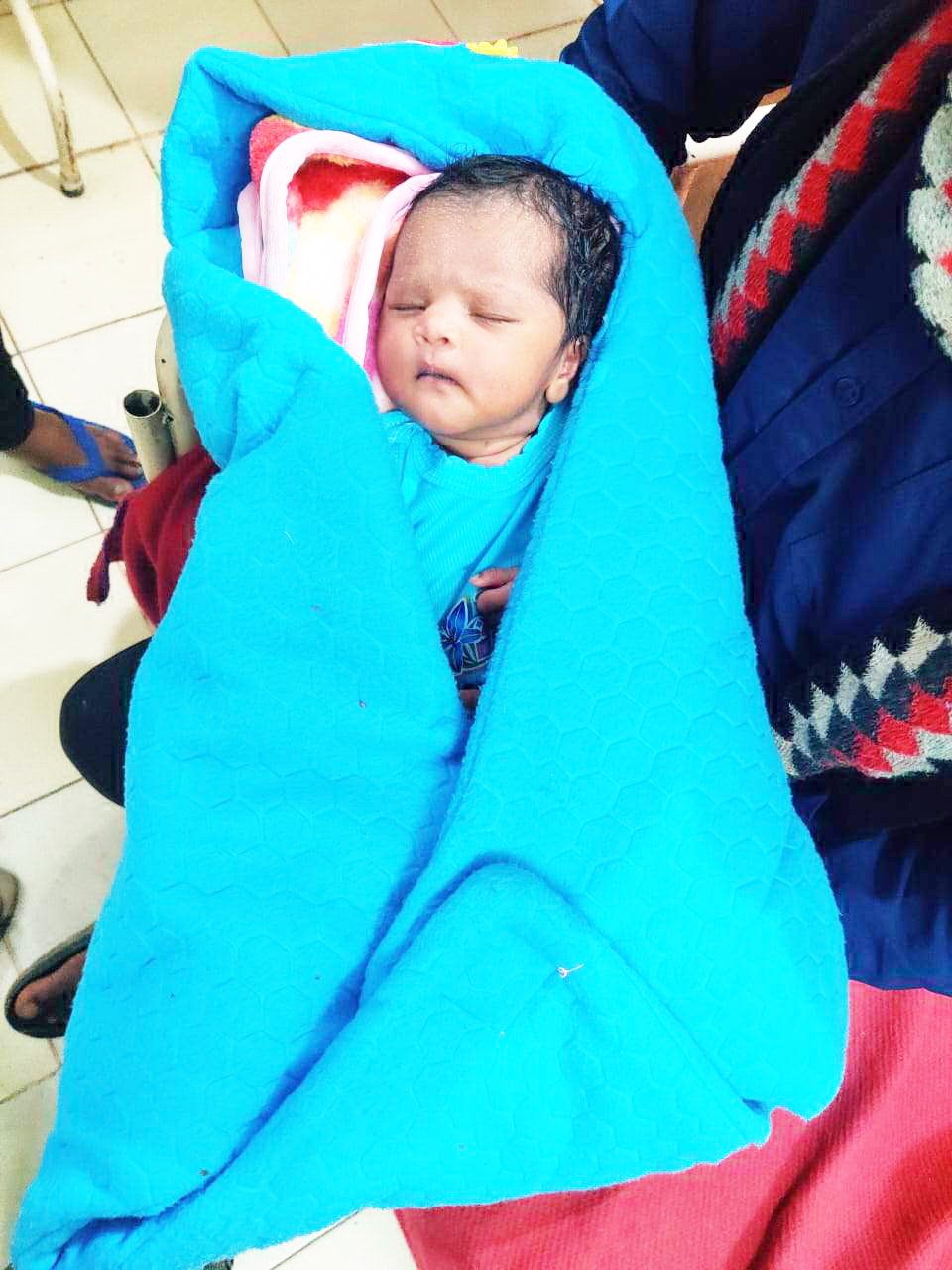 चिल्फी घाटी स्थित हनुमान मंदिर के पास नवजात बच्ची मिली