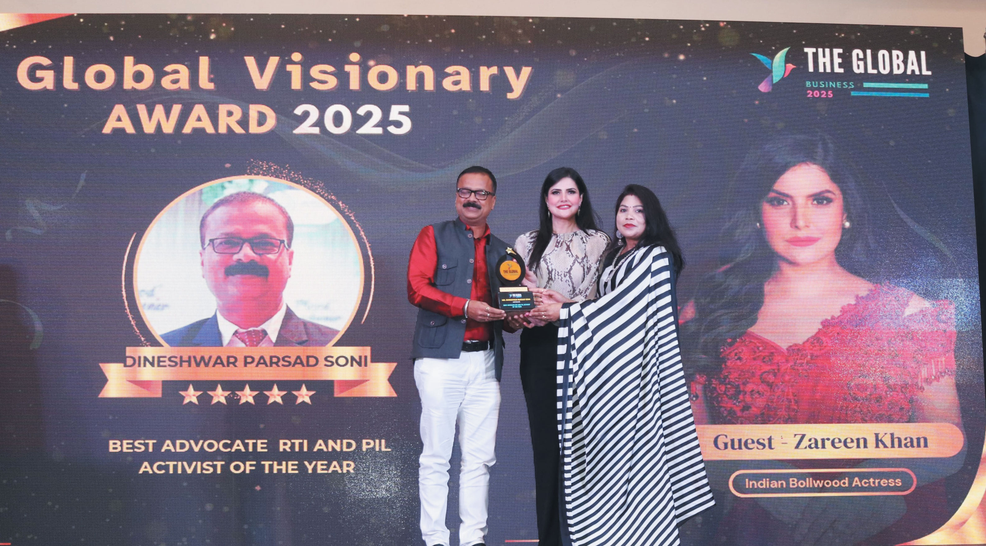 डीके सोनी को पहली बार मिला आरटीआई पीआईएल एक्टिविस्ट का अवार्ड