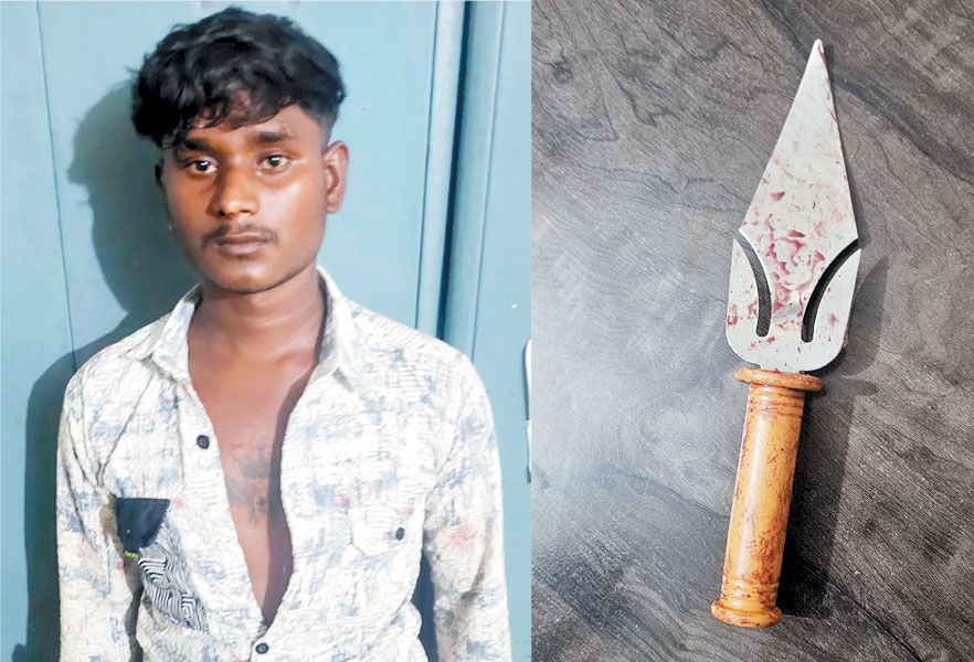 युवक पर धारदार हथियार से हमला, घायल