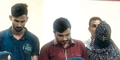 6 ग्राम हेरोइन के साथ 3 पकड़ाए, इनमें एक युवती भी