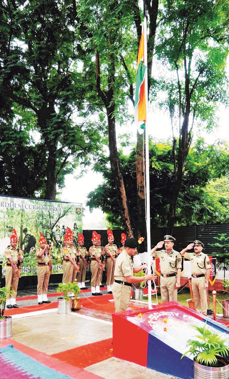 सीमा सुरक्षा बल ने हर्षोल्लास से मनाया 79वां स्वतंत्रता दिवस