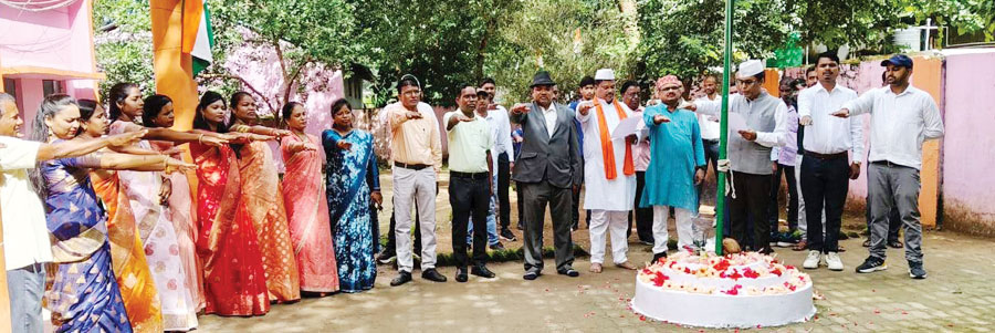 राजपुर में हर्षोल्लास से मना स्वतंत्रता दिवस