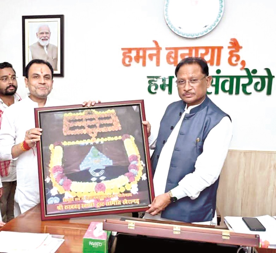 सांसद प्रतिनिधि सिंह ने सीएम के सामने रखा खैरागढ़ विकास का खाका