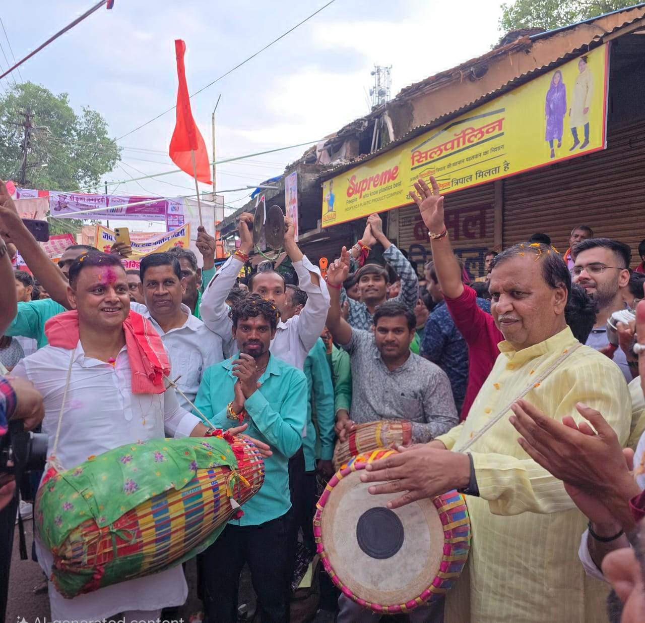 रामनाम सप्ताह शोभायात्रा में शामिल हुए शिवरतन