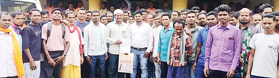 धनपुर के ग्रामीणों ने तहसील कार्यालय में लगाई गुहार, अलग देव सीमा की मांग