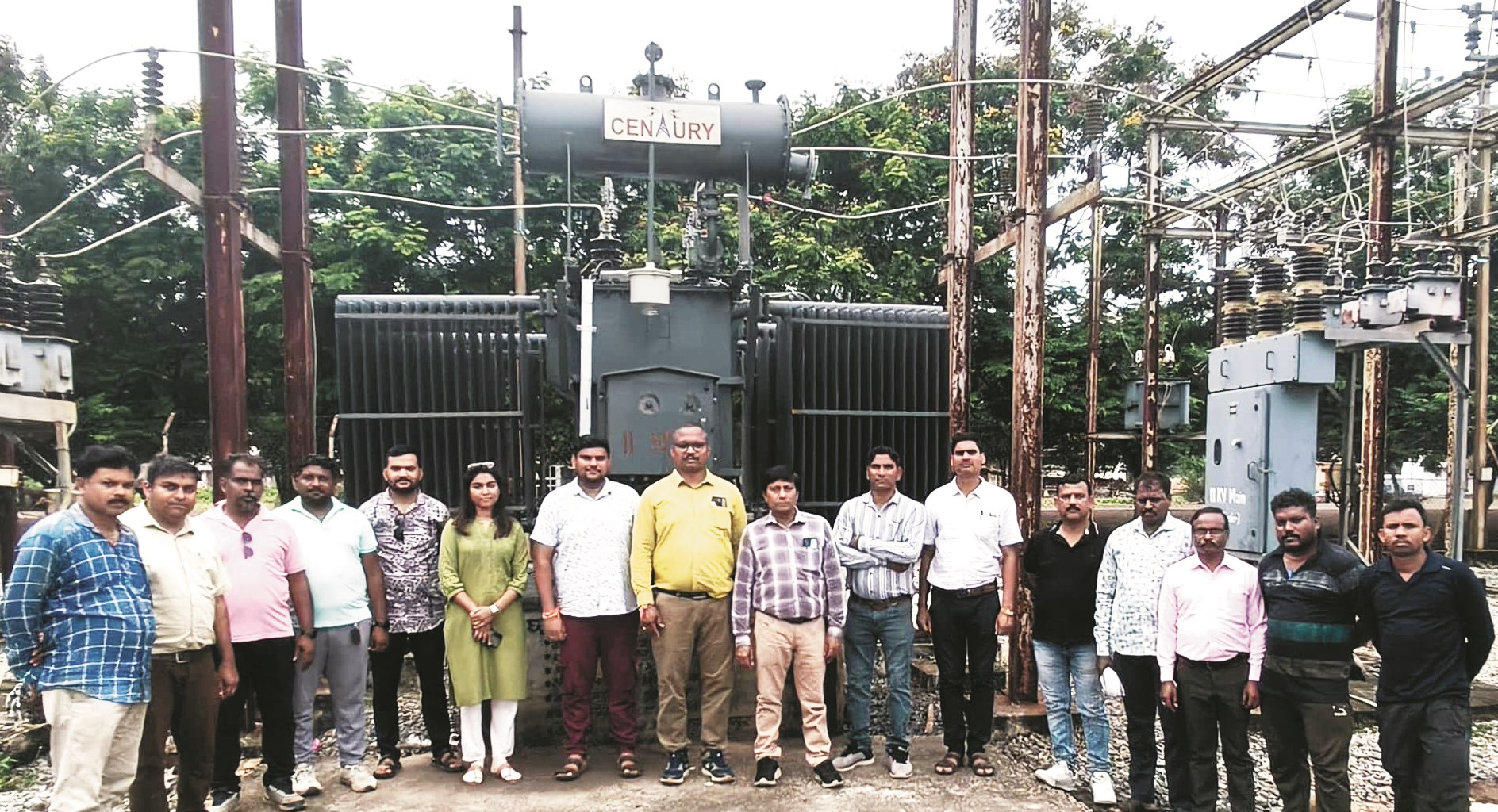 सुरगी में नया पावर ट्रांसफार्मर स्थापित