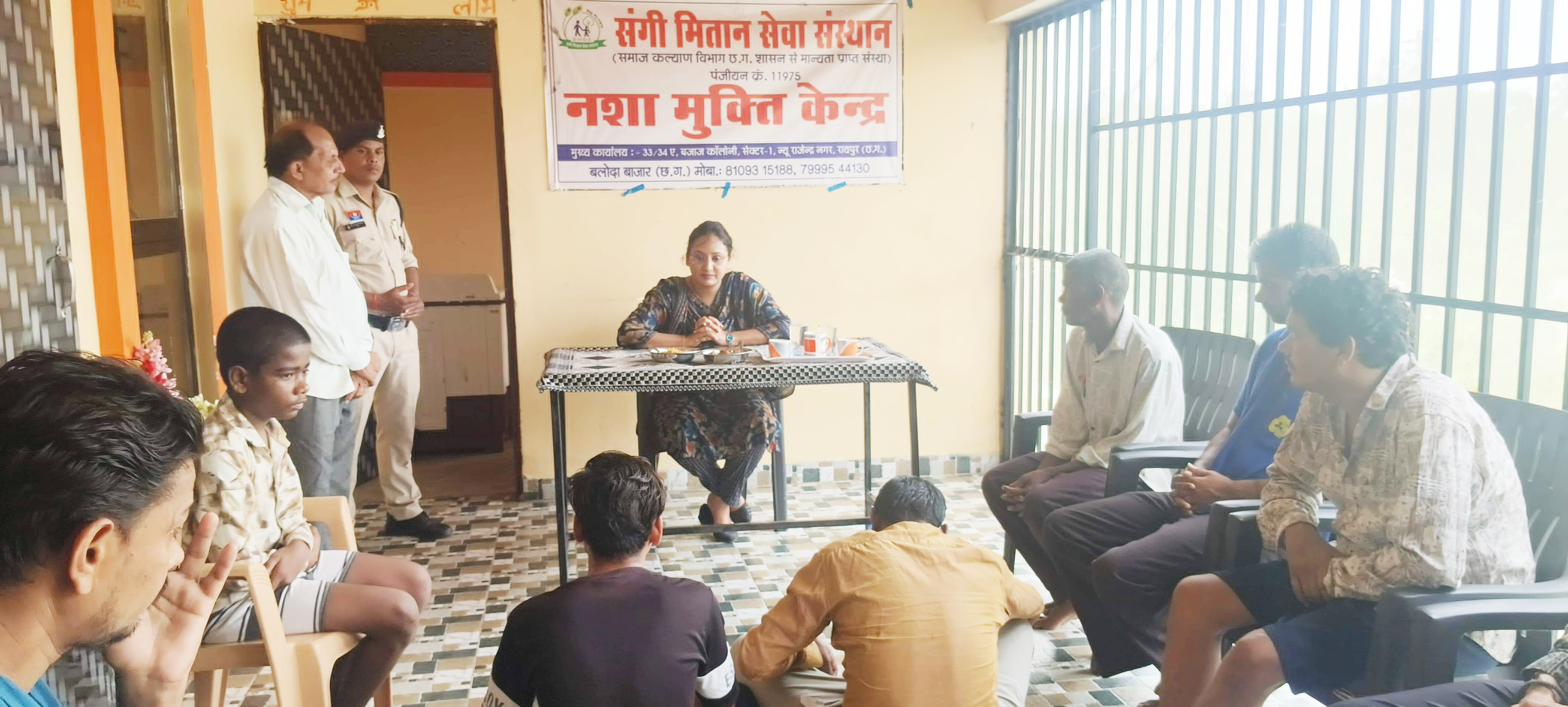 बाल कल्याण समिति व नशा मुक्ति केन्द्र का भ्रमण