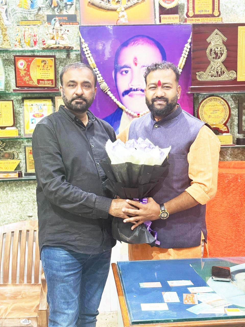 भाजपा प्रदेश मंत्री अमित से पूर्व नपा अध्यक्ष मेमन ने की मुलाकात, नई जिम्मेदारी के लिए दी बधाई