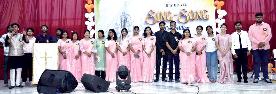 मसीही गीत प्रतियोगिता में डोंगरगढ़ प्रथम