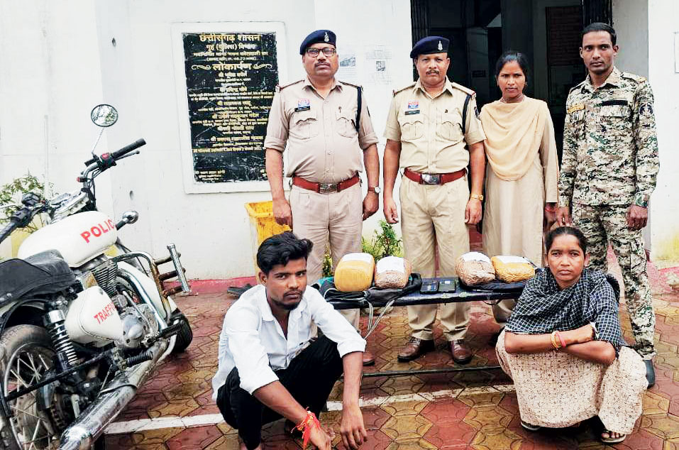 गांजा संग दो आरोपी गिरफ्तार, ओडिशा से लाकर बेचा करते थे