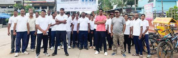 फिट इंडिया कार्यक्रम के तहत संडे ऑफ़ ऑन साइकल का शुभारंभ