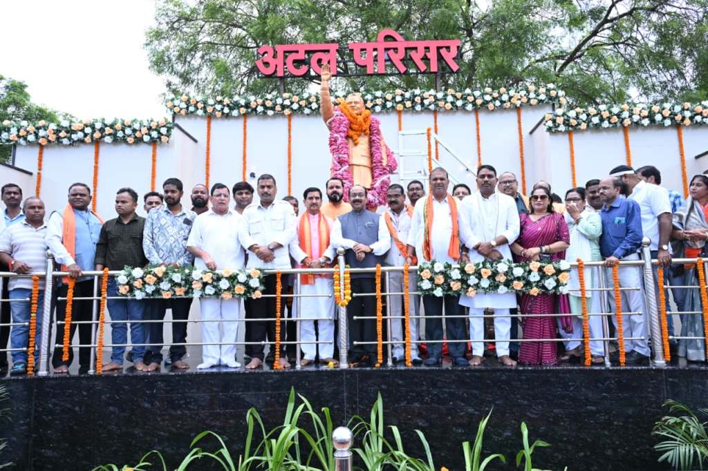  रतनपुर में 4 करोड़ से अधिक के विकास कार्यों का लोकार्पण-भूमिपूजन किया साव व साहू ने