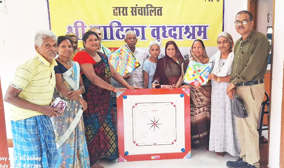 श्रीसीमेंंट ने वरिष्ठ नागरिकों के लिए गृह वाटिका बनाया