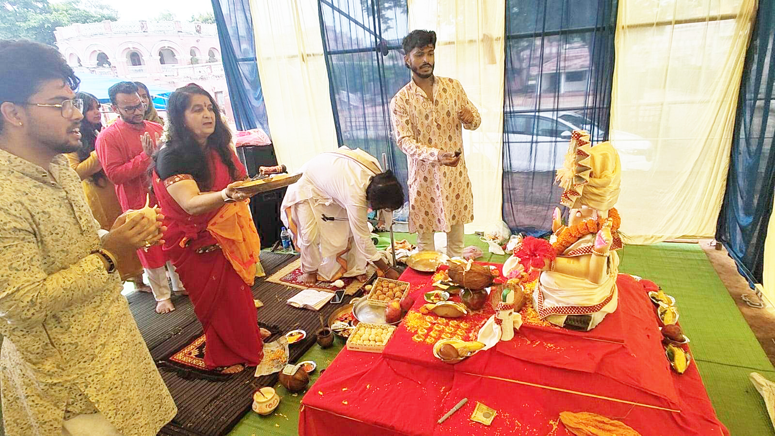 संगीत विवि में विराजे विघ्नहर्ता संगीत विवि में विराजे विघ्नहर्ता