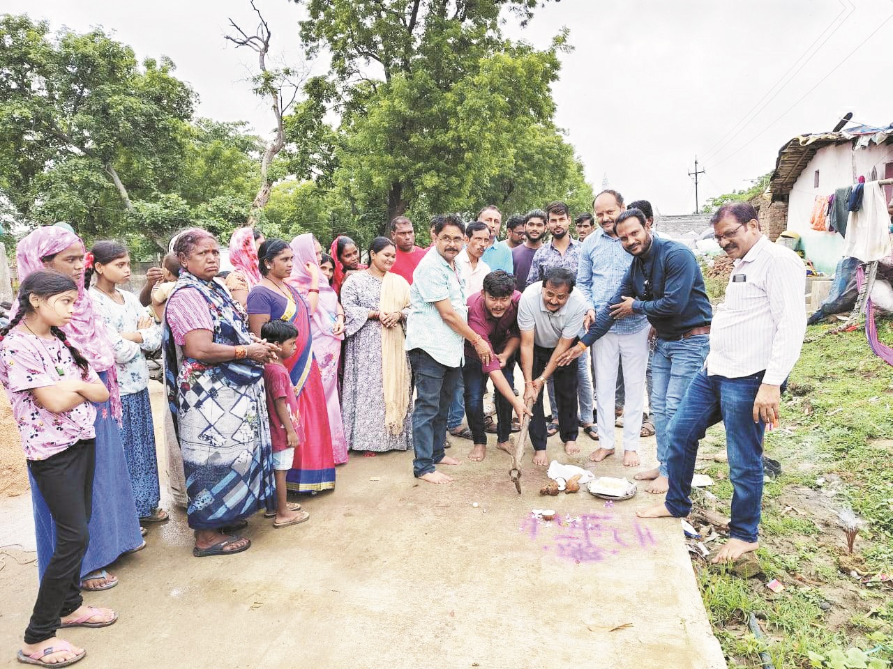 6.85 लाख से बनेगी क्रांकीट नाली